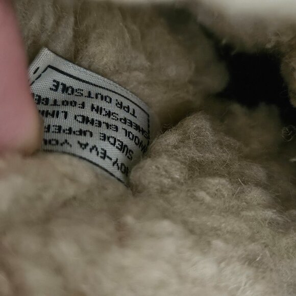 Bearpaw Eva Youth Winter Snow Boots Girls 3 Brown Suede Pull On Round Toe Sherpa - Picture 7 of 11